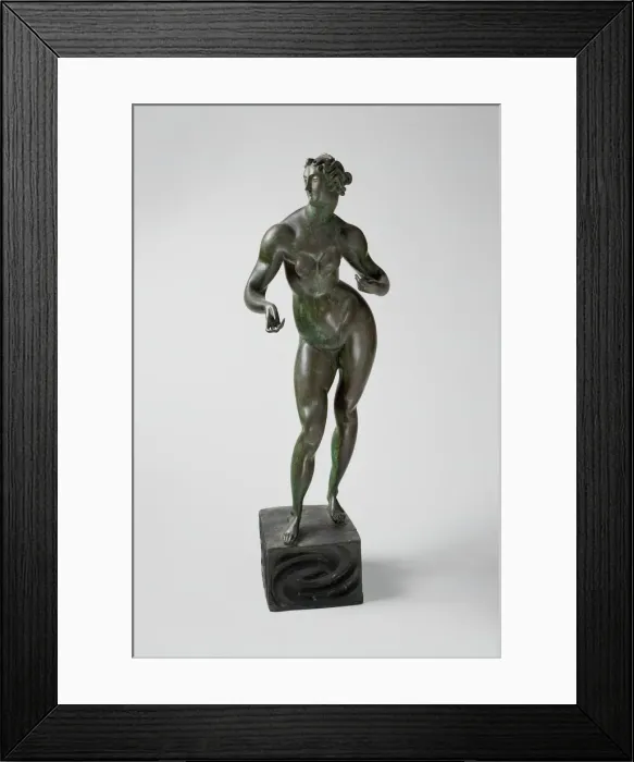 Framed Print : Standing Female Nude, c. 1909. Creator: Elie Nadelman Framed Print : Standing Female Nude, c. 1909. Creator: Elie Nadelman