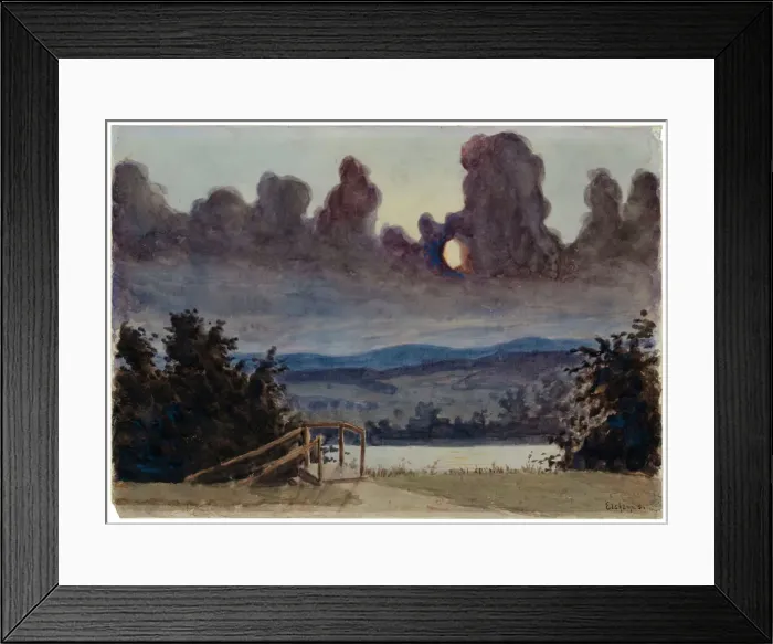 Framed Print : Dark Clouds, c. 1901. Creator: Louis Michel Eilshemius Framed Print : Dark Clouds, c. 1901. Creator: Louis Michel Eilshemius