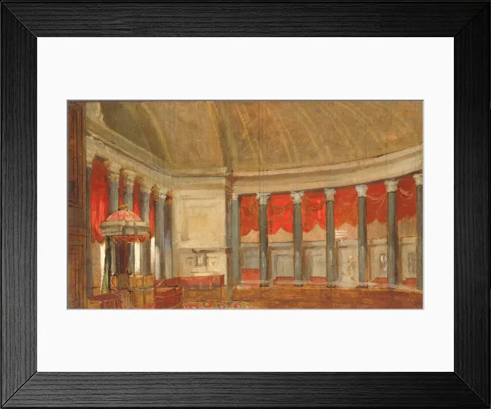Framed Print : Study for The House of Representatives, ca. 1821. Creator: Samuel Finley Breese Morse Framed Print : Study for The House of Representatives, ca. 1821. Creator: Samuel Finley Breese Morse