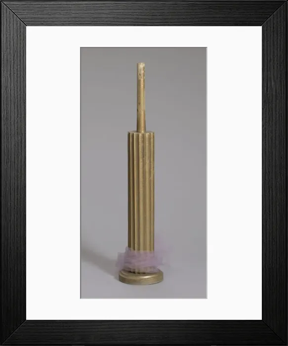 Framed Print : Hat stand base from Maes Millinery Shop, 1941-1994. Creator: Unknown Framed Print : Hat stand base from Maes Millinery Shop, 1941-1994. Creator: Unknown