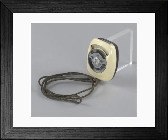 Framed Print : Light meter from the studio of H. C. Anderson, 1950s - 1970s. Creator: Agfa Framed Print : Light meter from the studio of H. C. Anderson, 1950s - 1970s. Creator: Agfa