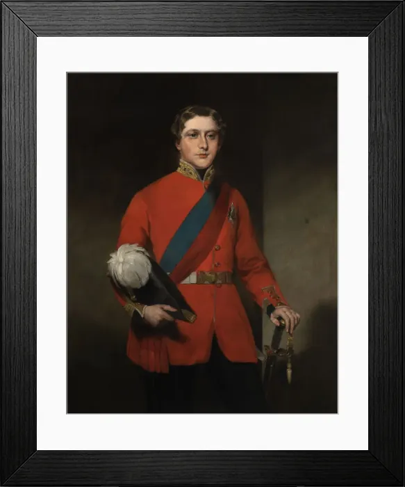 Framed Print : The Prince of Wales (King Edward VII), ca. 1860. Creator: John Watson-Gordon Framed Print : The Prince of Wales (King Edward VII), ca. 1860. Creator: John Watson-Gordon
