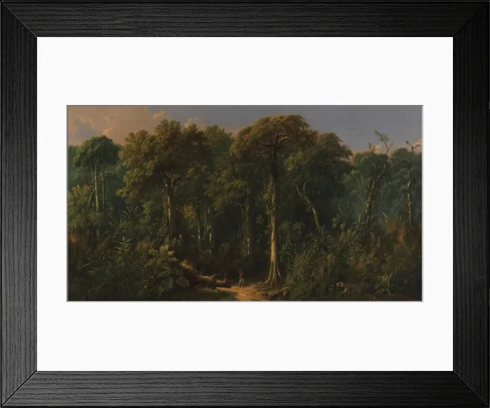 Framed Print : Javanese Jungle, ca. 1860. Creator: Raden Saleh Framed Print : Javanese Jungle, ca. 1860. Creator: Raden Saleh