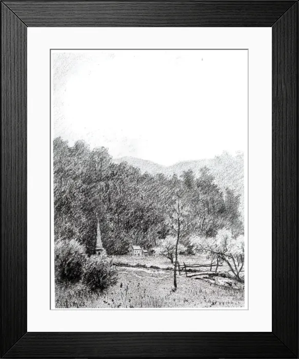Framed Print : Dusk, c. 1890-1893. Creator: Louis Michel Eilshemius Framed Print : Dusk, c. 1890-1893. Creator: Louis Michel Eilshemius