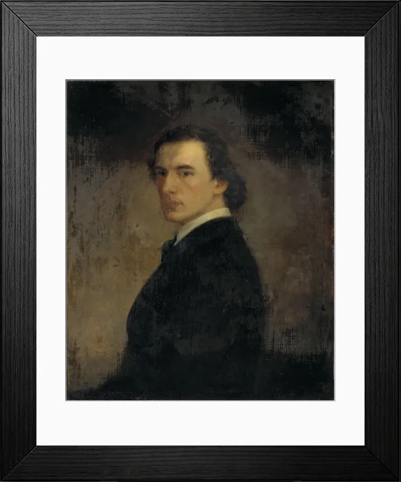 Framed Print : Portrait of the Artist, Age 23, ca. 1860. Creator: William Edgar Marshall Framed Print : Portrait of the Artist, Age 23, ca. 1860. Creator: William Edgar Marshall