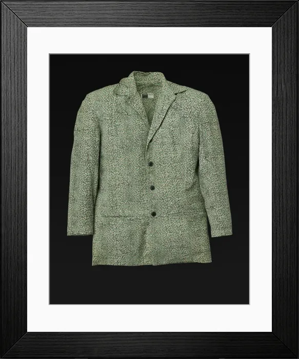 Framed Print : Cheetah print jacket designed by Willi Smith, 1969-1987. Creator: Willi Smith Framed Print : Cheetah print jacket designed by Willi Smith, 1969-1987. Creator: Willi Smith