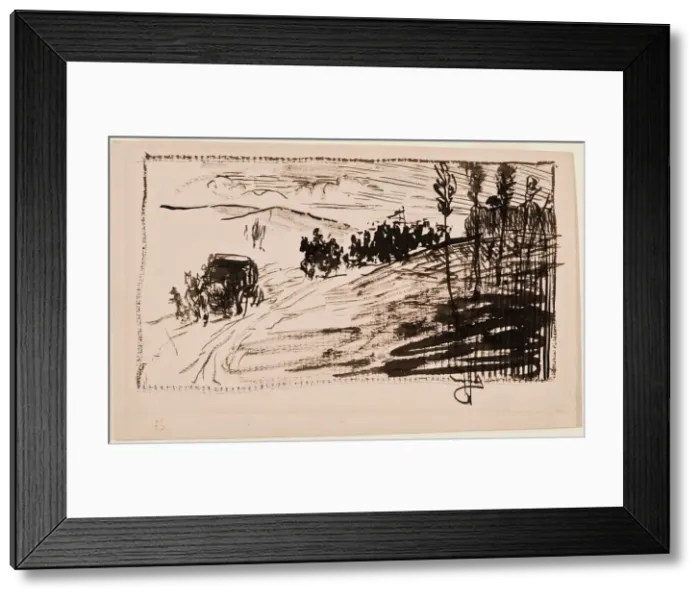 Framed Print : Coxeys Army, c. 1894. Creator: Robert Henri Framed Print : Coxeys Army, c. 1894. Creator: Robert Henri