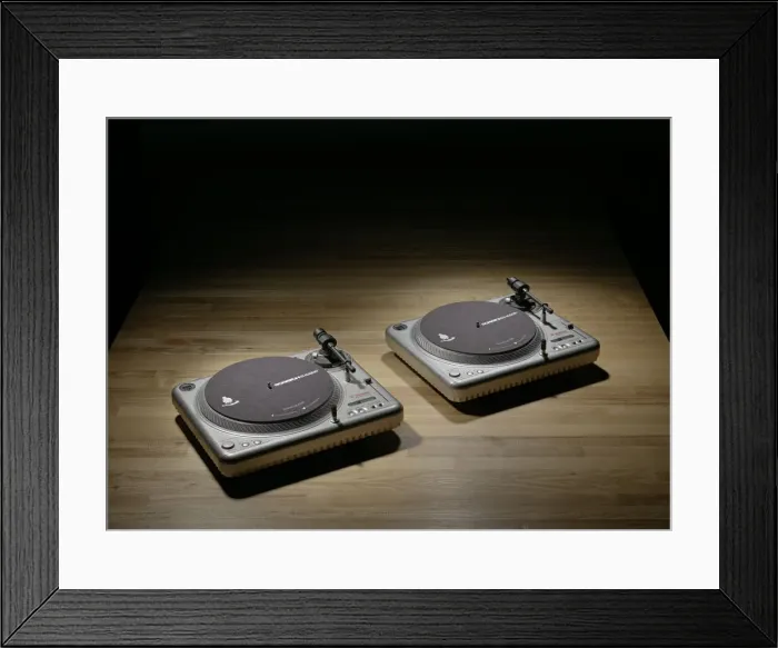 Framed Print : Turntable used by Grand Wizzard Theodore, 2000s. Creator: Vestax Framed Print : Turntable used by Grand Wizzard Theodore, 2000s. Creator: Vestax