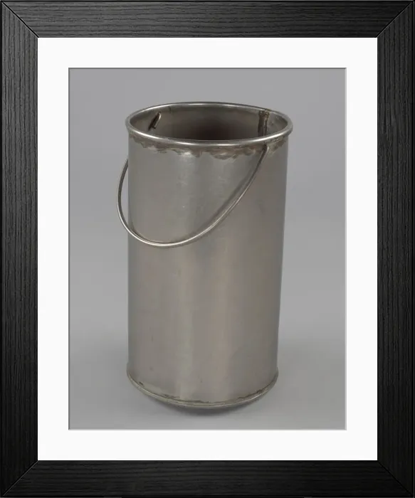 Framed Print : Shucking Bucket, 20th century. Creator: Unknown Framed Print : Shucking Bucket, 20th century. Creator: Unknown