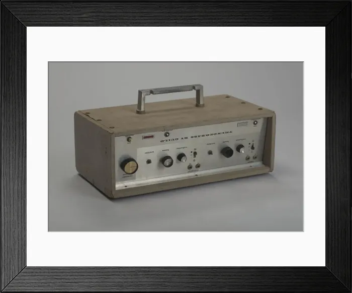Framed Print : Guild Thunderbass amplifier, before 1978. Creator: Guild Guitar Company