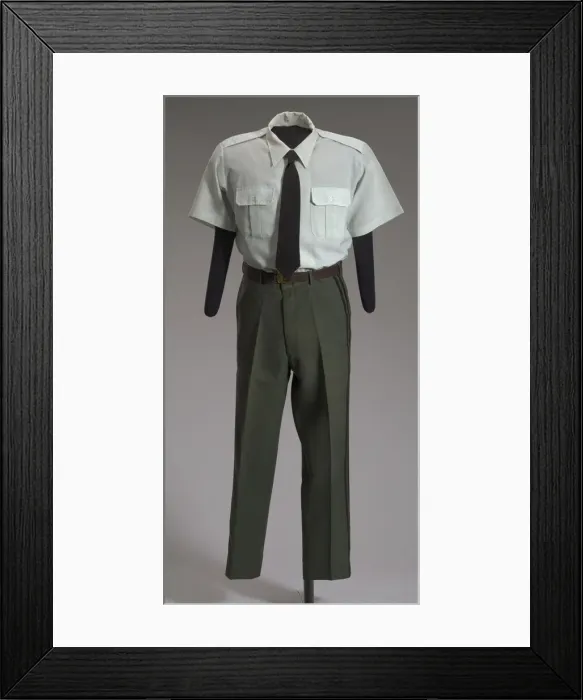 Framed Print : US Army green service uniform pants worn by Colin L. Powell, 1989-1993 Framed Print : US Army green service uniform pants worn by Colin L. Powell, 1989-1993