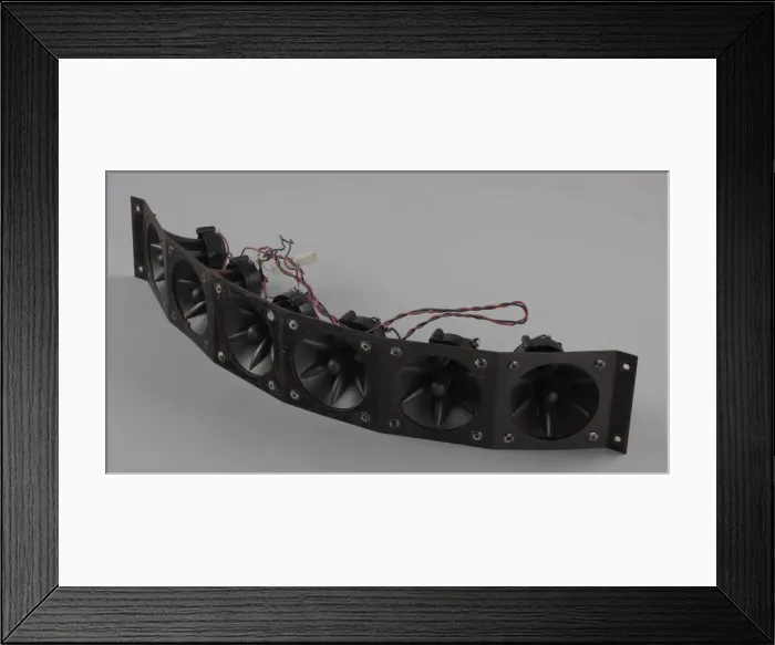 Framed Print : Tweeters used as part of a DJ setup, 1990s. Creator: Also / Miyako Technology Co Framed Print : Tweeters used as part of a DJ setup, 1990s. Creator: Also / Miyako Technology Co