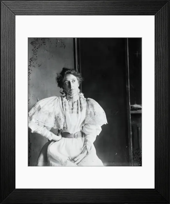 Framed Print : Jennie Dean Kershaw (Mrs. Samuel Murray), c. 1897. Creator: Thomas Eakins Framed Print : Jennie Dean Kershaw (Mrs. Samuel Murray), c. 1897. Creator: Thomas Eakins