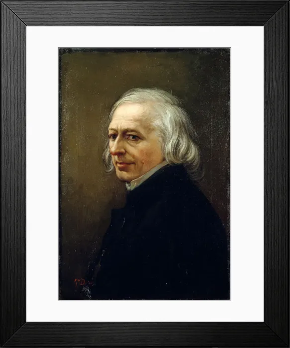 Framed Print : Portrait of Charles Philipon (1800-1862), ca 1860. Creator: Doré Framed Print : Portrait of Charles Philipon (1800-1862), ca 1860. Creator: Doré