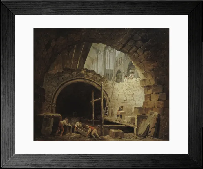 Framed Print : Looting of Royal Tombs in Saint-Denis Basilica, October 1793, c. 1793 Framed Print : Looting of Royal Tombs in Saint-Denis Basilica, October 1793, c. 1793