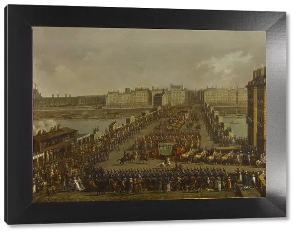 The imperial procession on the way to the coronation ceremony on Dec 2nd, 1804, 1805