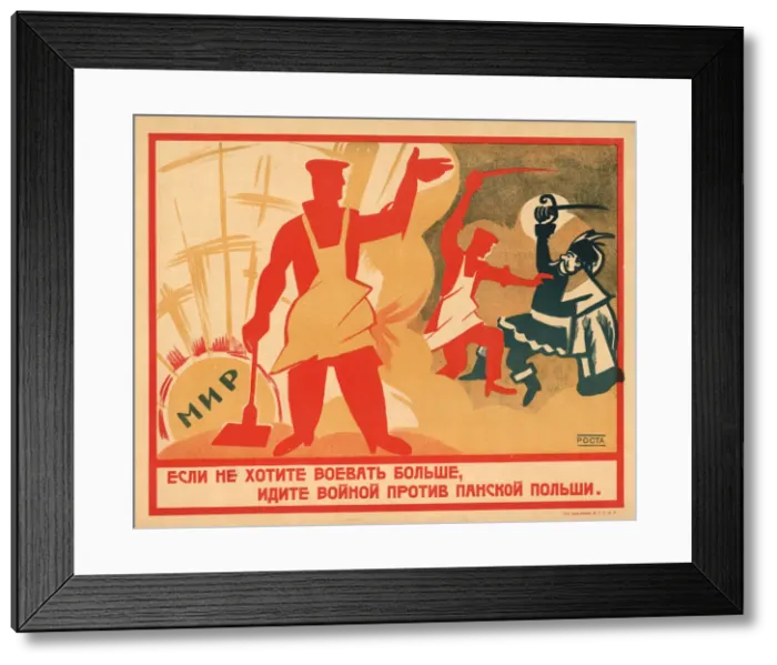 Framed Print : If you don t want to fight anymore, go fight against Poland, 1920 Framed Print : If you don t want to fight anymore, go fight against Poland, 1920