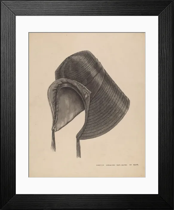 Framed Print : Bonnet, c. 1938. Creator: Francis Law Durand Framed Print : Bonnet, c. 1938. Creator: Francis Law Durand
