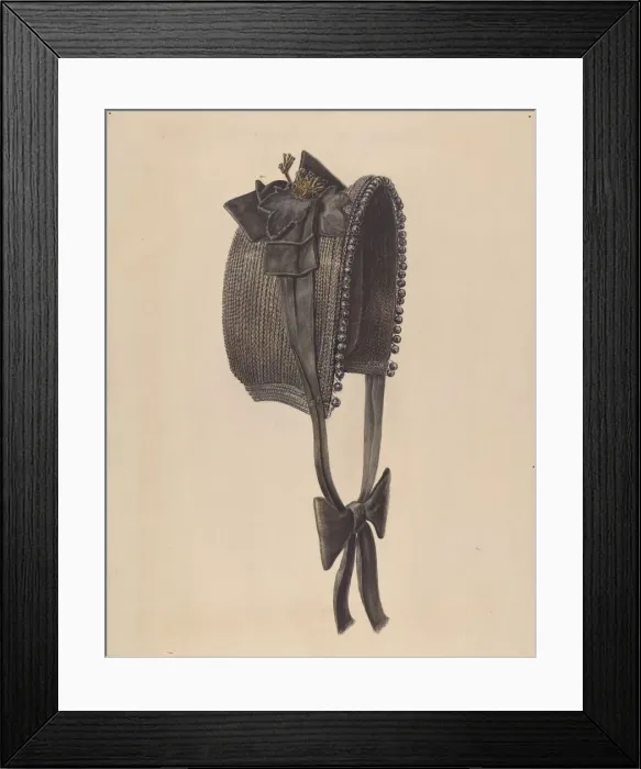 Framed Print : Bonnet, c. 1938. Creator: Francis Law Durand Framed Print : Bonnet, c. 1938. Creator: Francis Law Durand