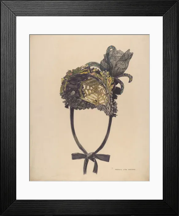 Framed Print : Bonnet, c. 1938. Creator: Francis Law Durand Framed Print : Bonnet, c. 1938. Creator: Francis Law Durand