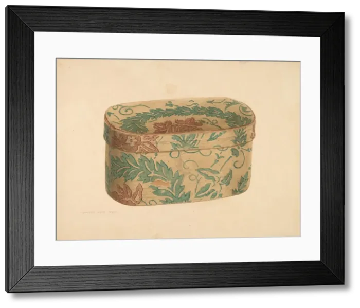 Framed Print : Bandbox, 1940. Creator: Dorothy Dwin Framed Print : Bandbox, 1940. Creator: Dorothy Dwin