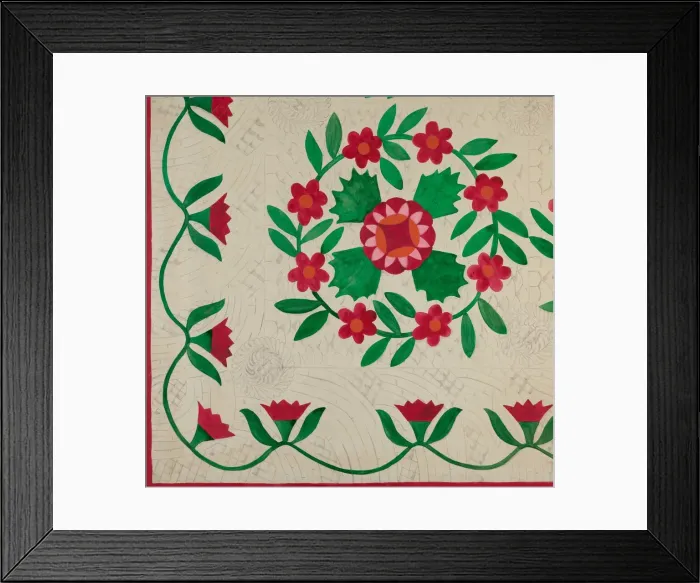 Framed Print : Quilt, c. 1936. Creator: Katherine Hastings Framed Print : Quilt, c. 1936. Creator: Katherine Hastings