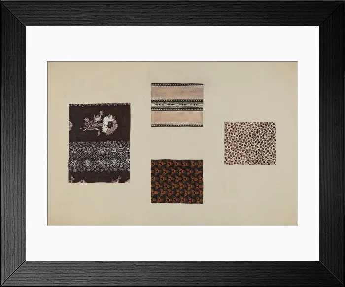 Framed Print : Quilt Patches, c. 1938. Creator: Katherine Hastings Framed Print : Quilt Patches, c. 1938. Creator: Katherine Hastings