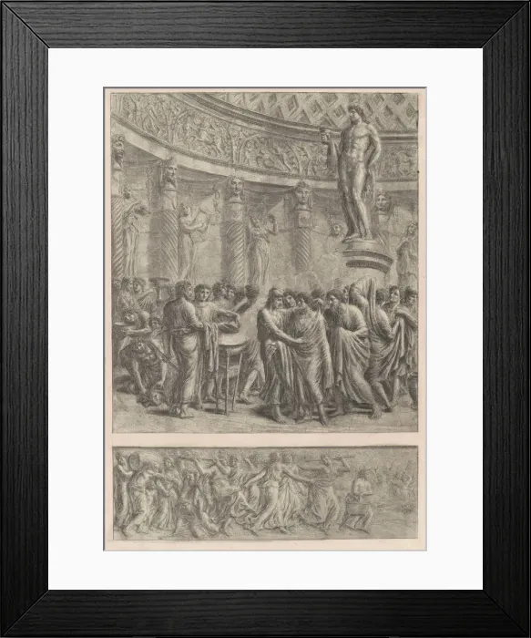 Framed Print : An Antique Sacrifice, 1820s. Creator: Luigi Ademollo Framed Print : An Antique Sacrifice, 1820s. Creator: Luigi Ademollo