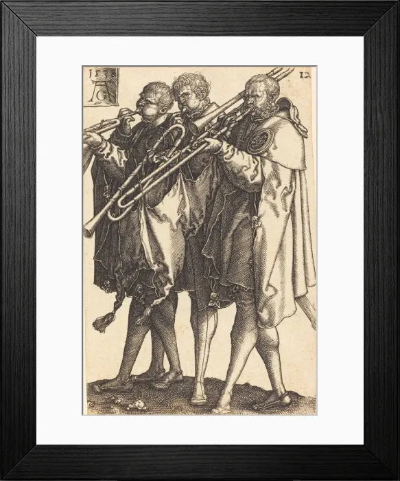 Framed Print : Large Wedding Dancers, 1538. Creator: Heinrich Aldegrever Framed Print : Large Wedding Dancers, 1538. Creator: Heinrich Aldegrever
