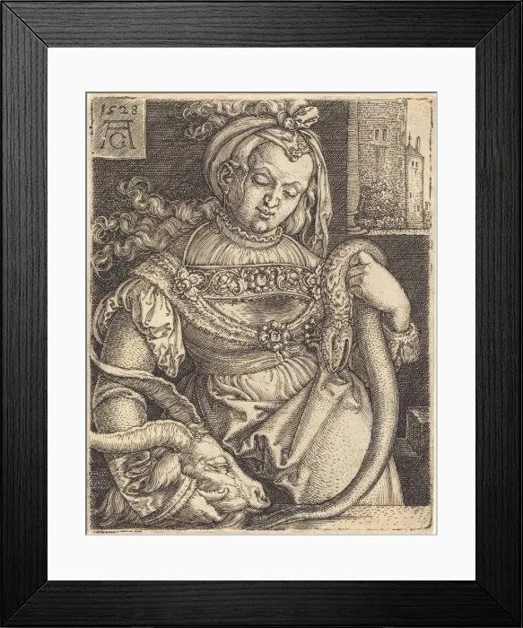 Framed Print : Intemperance, 1528. Creator: Heinrich Aldegrever Framed Print : Intemperance, 1528. Creator: Heinrich Aldegrever