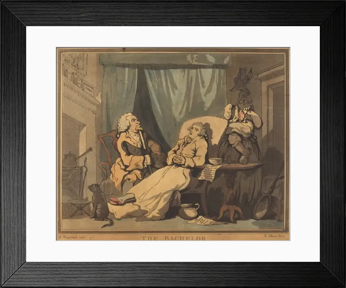 Framed Print : The Bachelor. Creator: Samuel Alken Framed Print : The Bachelor. Creator: Samuel Alken