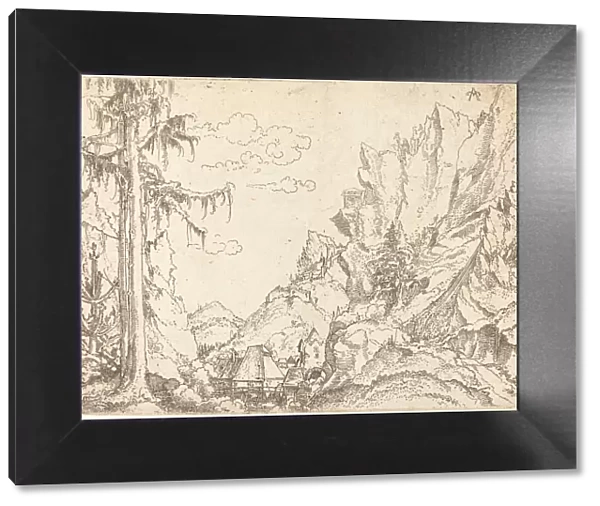 Mountain Landscape, 1510  /  1525. Creator: Erhard Altdorfer
