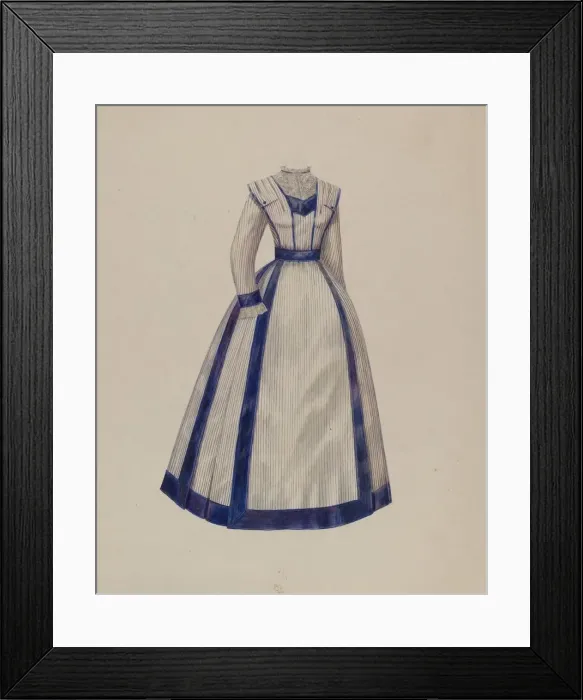 Framed Print : Dress, c. 1938. Creator: Francis Law Durand Framed Print : Dress, c. 1938. Creator: Francis Law Durand