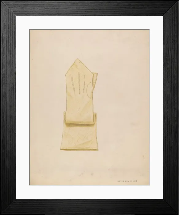 Framed Print : Mitts, c. 1937. Creator: Francis Law Durand Framed Print : Mitts, c. 1937. Creator: Francis Law Durand