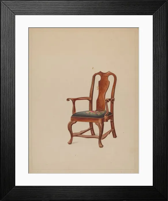 Framed Print : Chair (Host), 1935 / 1942. Creator: Francis Law Durand Framed Print : Chair (Host), 1935 / 1942. Creator: Francis Law Durand