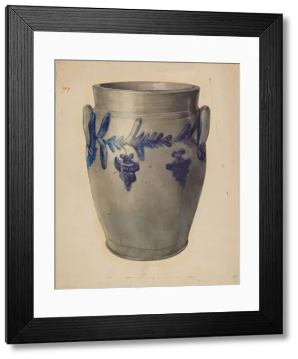 Framed Print : Pickle Jar, c. 1939. Creator: Francis Law Durand Framed Print : Pickle Jar, c. 1939. Creator: Francis Law Durand