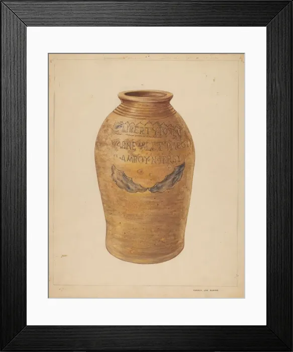 Framed Print : Jug, c. 1937. Creator: Francis Law Durand Framed Print : Jug, c. 1937. Creator: Francis Law Durand
