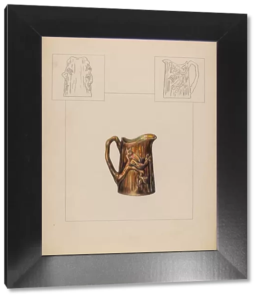 Pitcher (Individual Creamer), 1935  /  1942. Creator: Francis Law Durand
