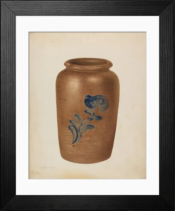 Framed Print : Jar, 1940. Creator: Dorothy Dwin Framed Print : Jar, 1940. Creator: Dorothy Dwin