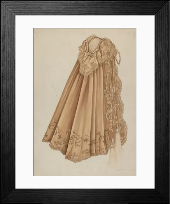 Framed Print : Infants Cape, c. 1938. Creator: Florence Earl Framed Print : Infants Cape, c. 1938. Creator: Florence Earl