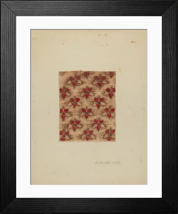 Framed Print : Lining of Babys Hood, c. 1937. Creator: Florence Earl