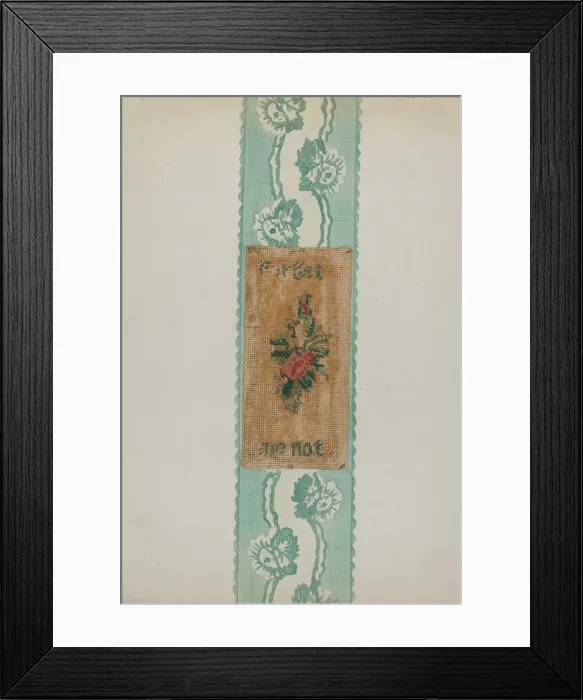 Framed Print : Bookmark, c. 1936. Creator: Ellen Duncan