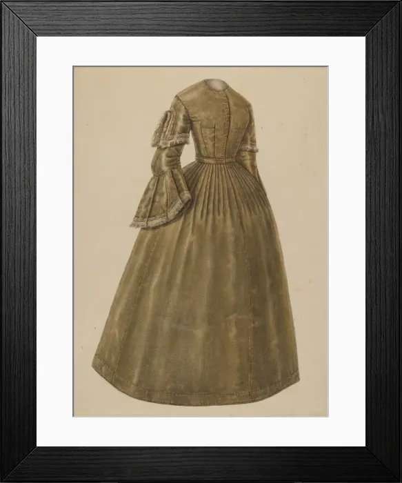 Framed Print : Dress, c. 1939. Creator: Francis Law Durand Framed Print : Dress, c. 1939. Creator: Francis Law Durand