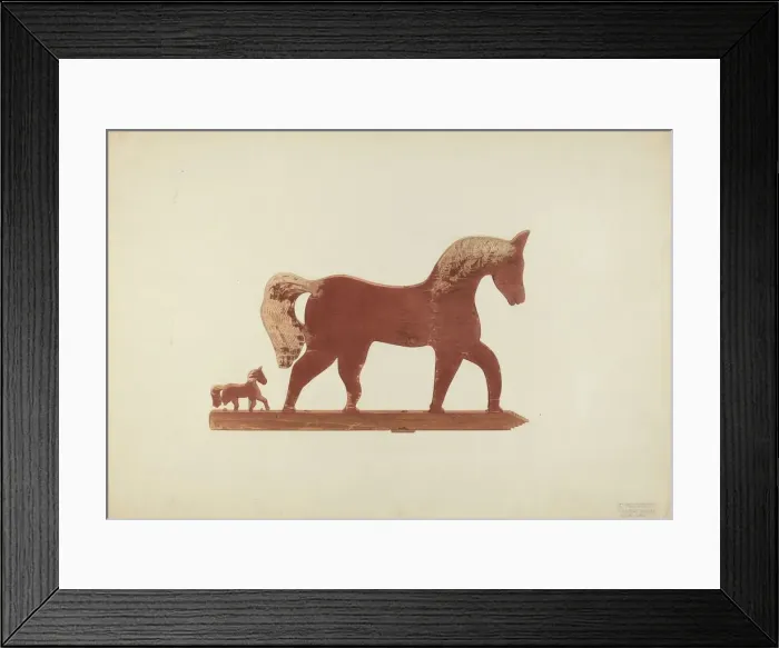 Framed Print : Weather Vane, c. 1939. Creator: John Sullivan Framed Print : Weather Vane, c. 1939. Creator: John Sullivan