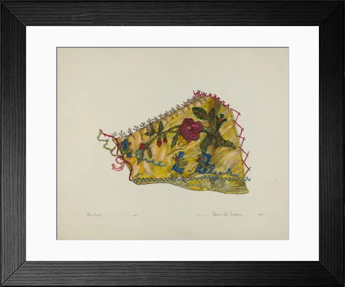 Framed Print : Patchwork Quilt (Section), 1935 / 1942. Creator: Florence Truelson Framed Print : Patchwork Quilt (Section), 1935 / 1942. Creator: Florence Truelson