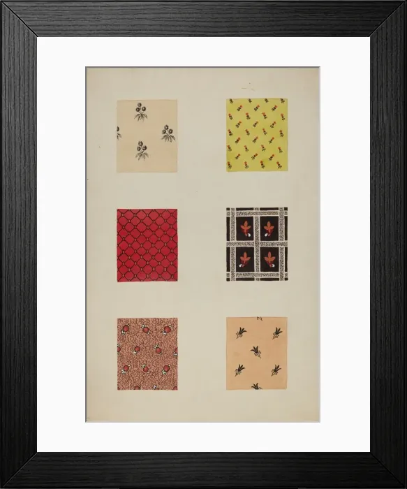 Framed Print : Quilt Patches, c. 1938. Creator: Katherine Hastings Framed Print : Quilt Patches, c. 1938. Creator: Katherine Hastings