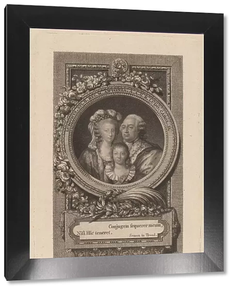 Louis XVI, Marie-Antoinette, and Louis-Charles, 1793. Creator: Jacob Adam