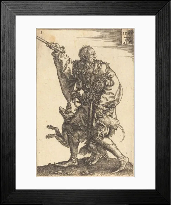 Framed Print : Large Wedding Dancers, 1538. Creator: Heinrich Aldegrever Framed Print : Large Wedding Dancers, 1538. Creator: Heinrich Aldegrever