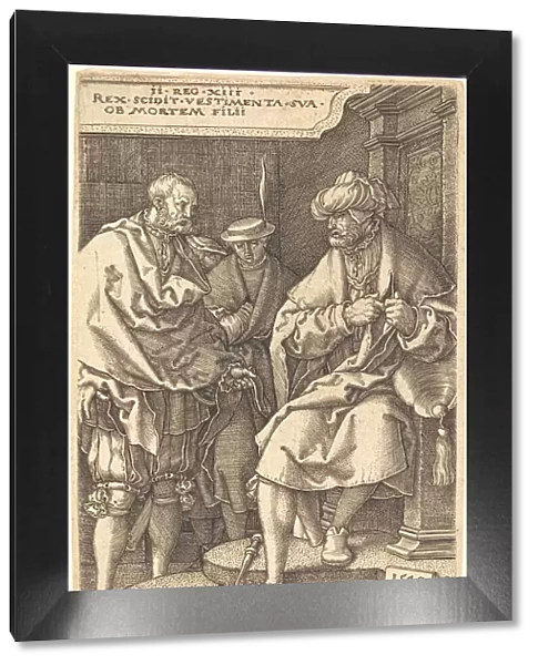 David Casting Off His Robes at the News of the Death of His Son, 1540