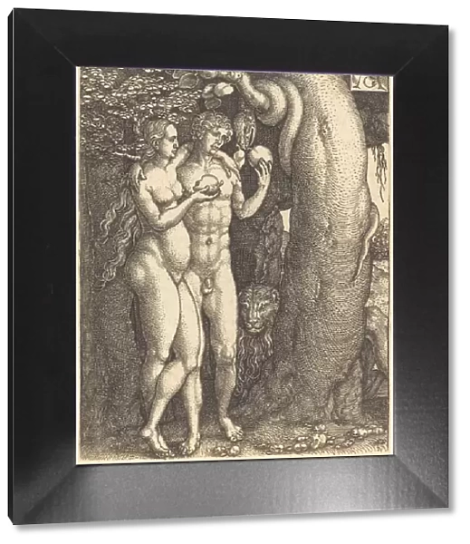 The Temptation by the Snake, 1540. Creator: Heinrich Aldegrever